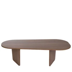 Drawer SOMA Table basse ovale en bois 130x65cm