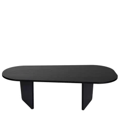 Drawer SOMA Table basse ovale en bois 130x65cm
