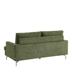 Drawer SOPHIE Canapé 3 places en tissu pieds chrome