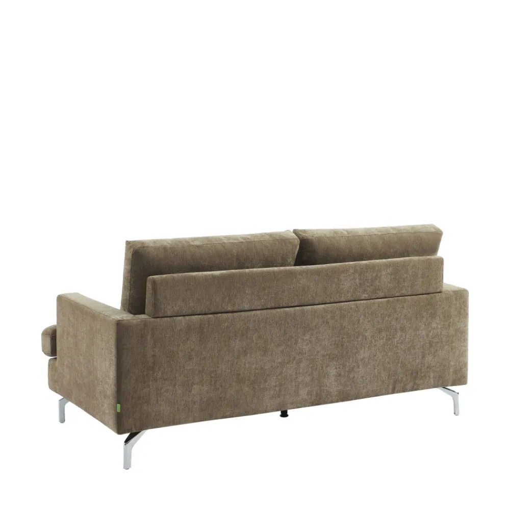Drawer SOPHIE Canapé 3 places en tissu pieds chrome