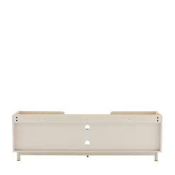 Drawer STANLEY Meuble TV 2 portes en bois et métal L160cm