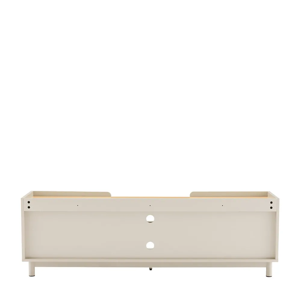 Drawer STANLEY Meuble TV 2 portes en bois et métal L160cm