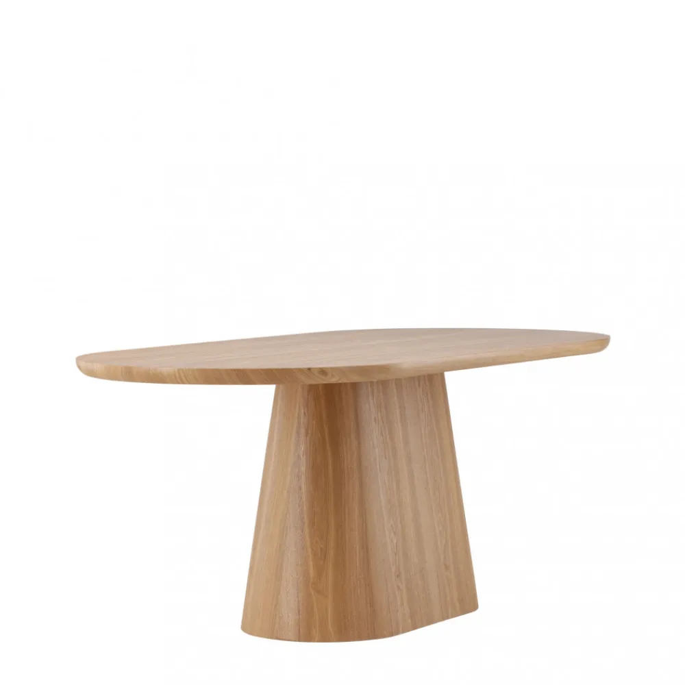 Venture Home STJARNO Table à manger 8 personnes ovale en bois