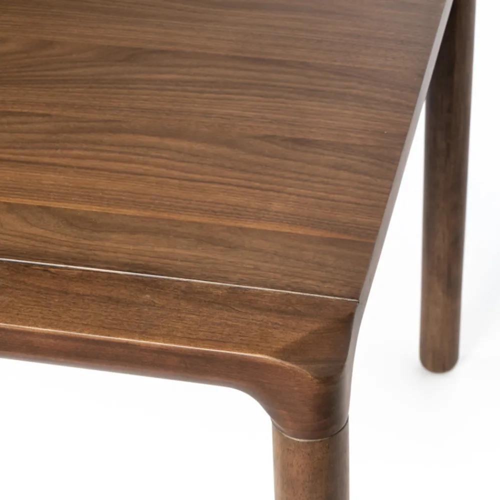 Zuiver STORM Table à manger 8 personnes aux bords arrondis en bois