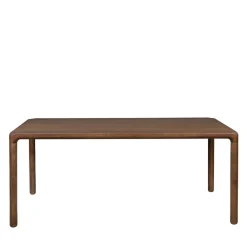 Zuiver STORM Table à manger 8 personnes aux bords arrondis en bois