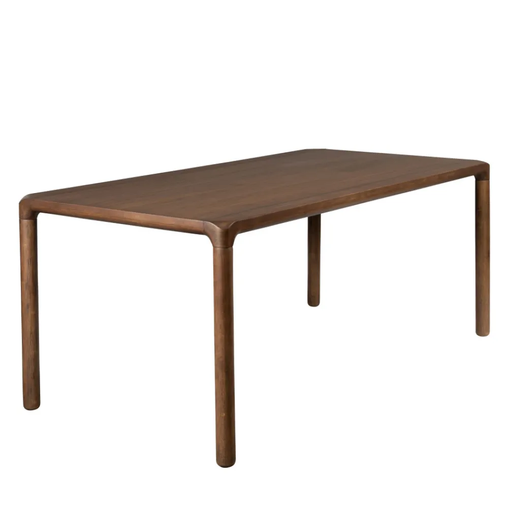 Zuiver STORM Table à manger 8 personnes aux bords arrondis en bois