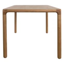 Zuiver STORM Table à manger 6 personnes aux bords arrondis en bois