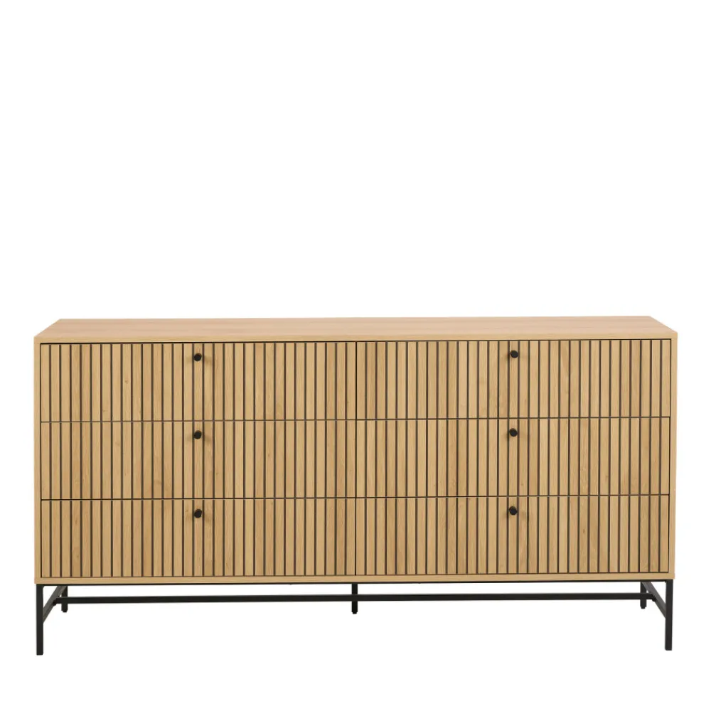 Drawer STORO Commode 6 tiroirs en bois L157.9cm