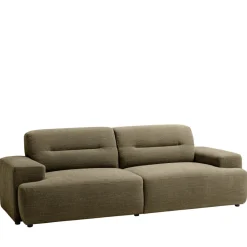 Drawer STUNE Canapé droit 4 places en tissu à accoudoirs larges