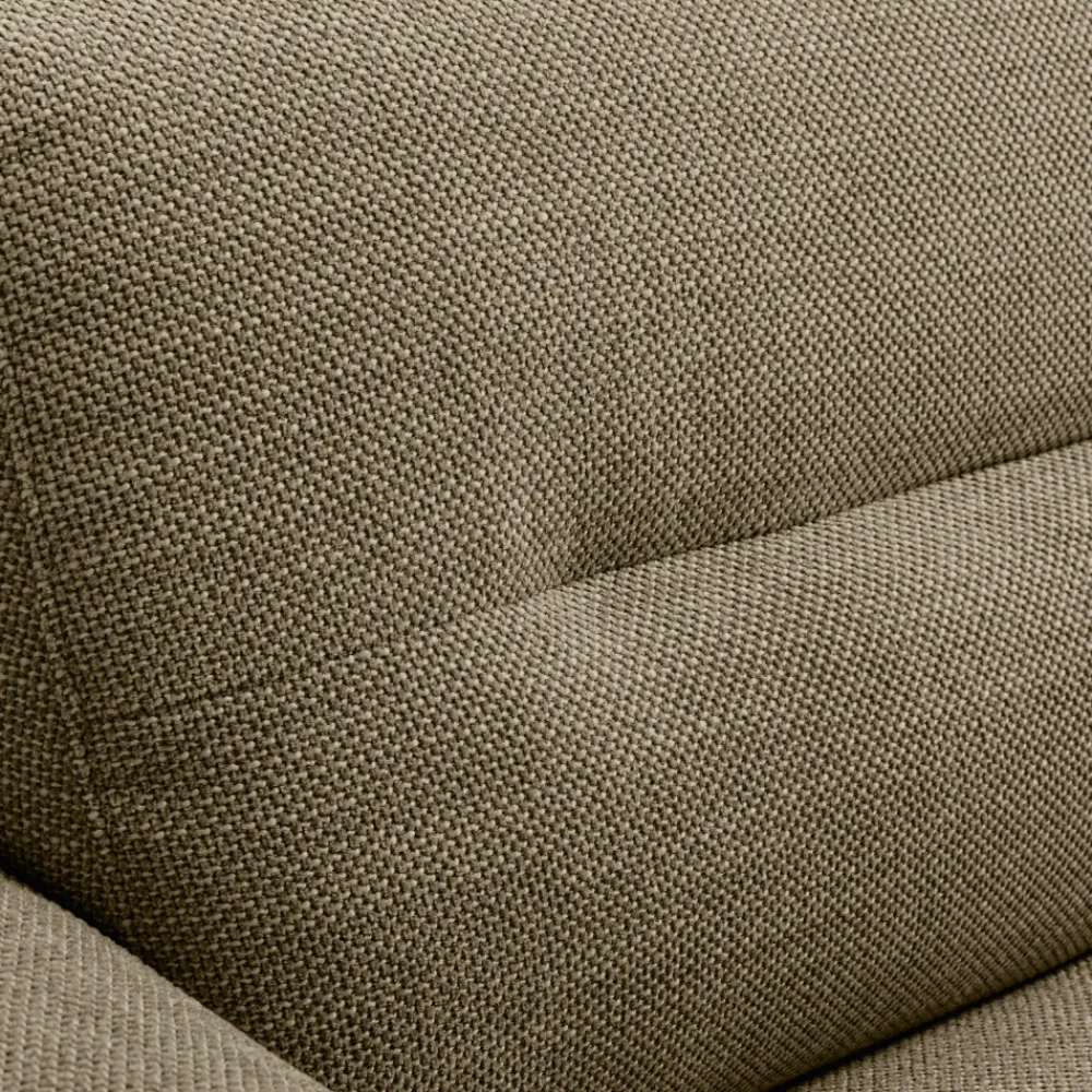 Drawer STUNE Canapé droit 4 places en tissu à accoudoirs larges