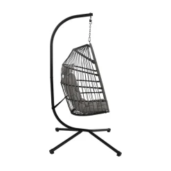 Drawer SULLY Fauteuil œuf suspendu de jardin en corde et acier traité