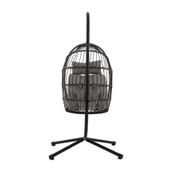 Drawer SULLY Fauteuil œuf suspendu de jardin en corde et acier traité