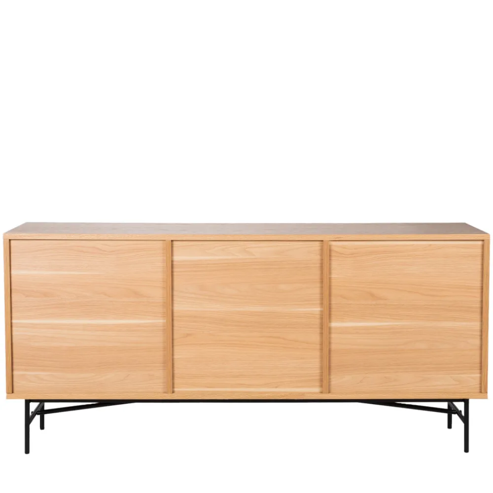 Drawer SVEG Buffet 2 portes 3 tiroirs en bois L160cm