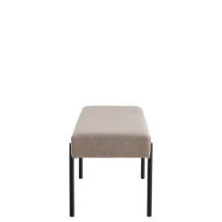 House Nordic SWINDONBanc en tissu et métal L100cm