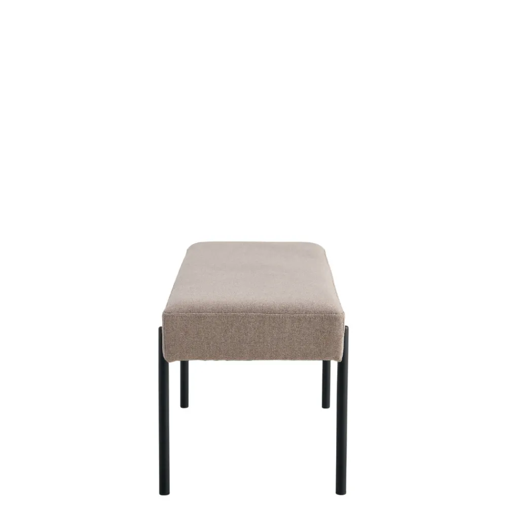 House Nordic SWINDONBanc en tissu et métal L100cm