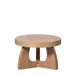 Woood TALA Table basse ronde en bois ø55cm