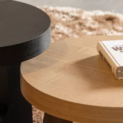 Woood TALA Table d'appoint ronde en bois ø45cm
