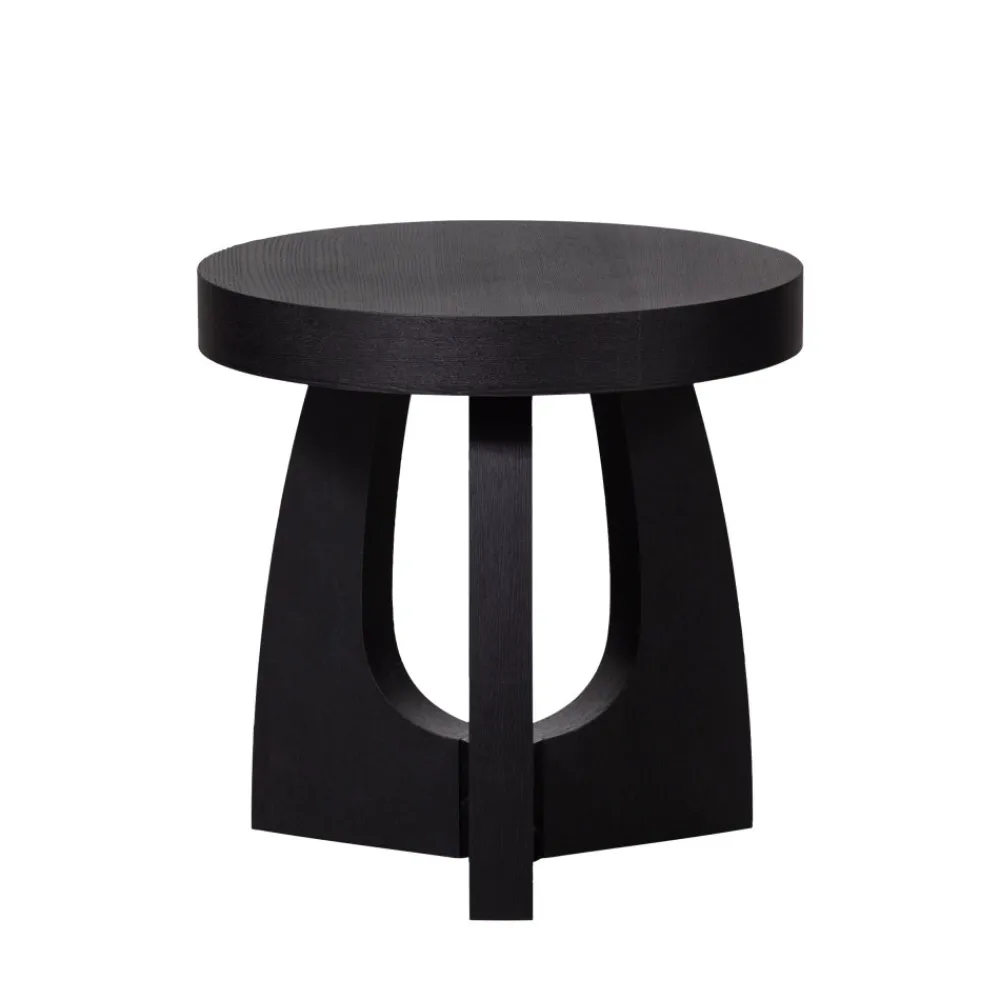 Woood TALA Table d'appoint ronde en bois ø45cm