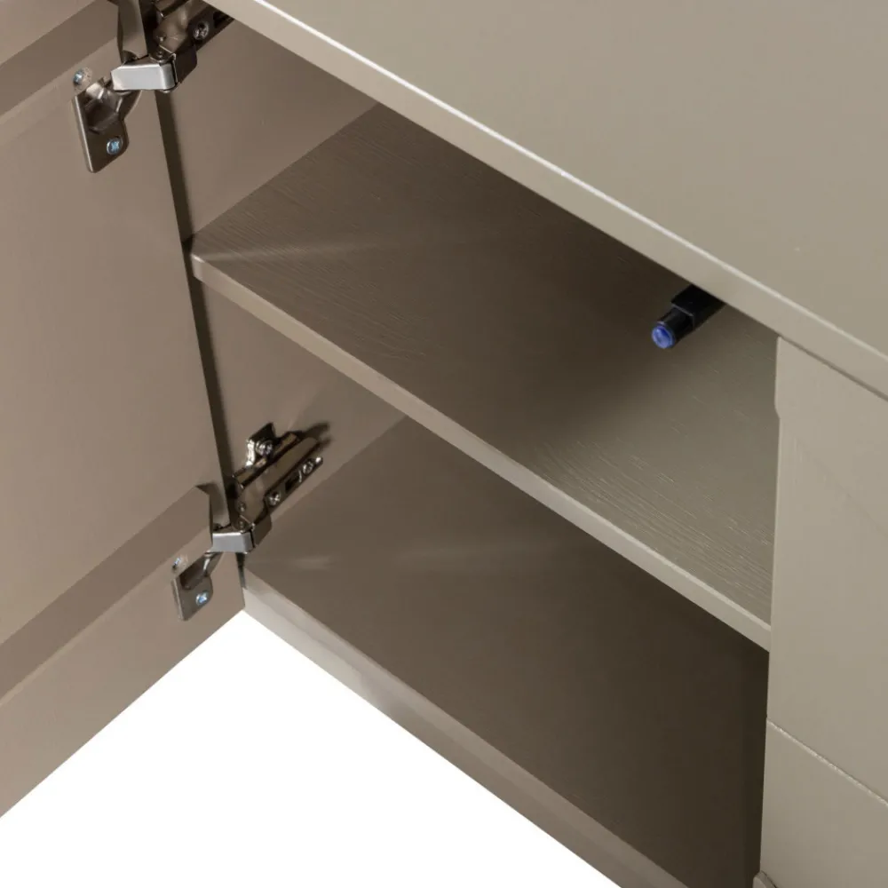Woood TEO Meuble TV 5 portes en bois L180cm