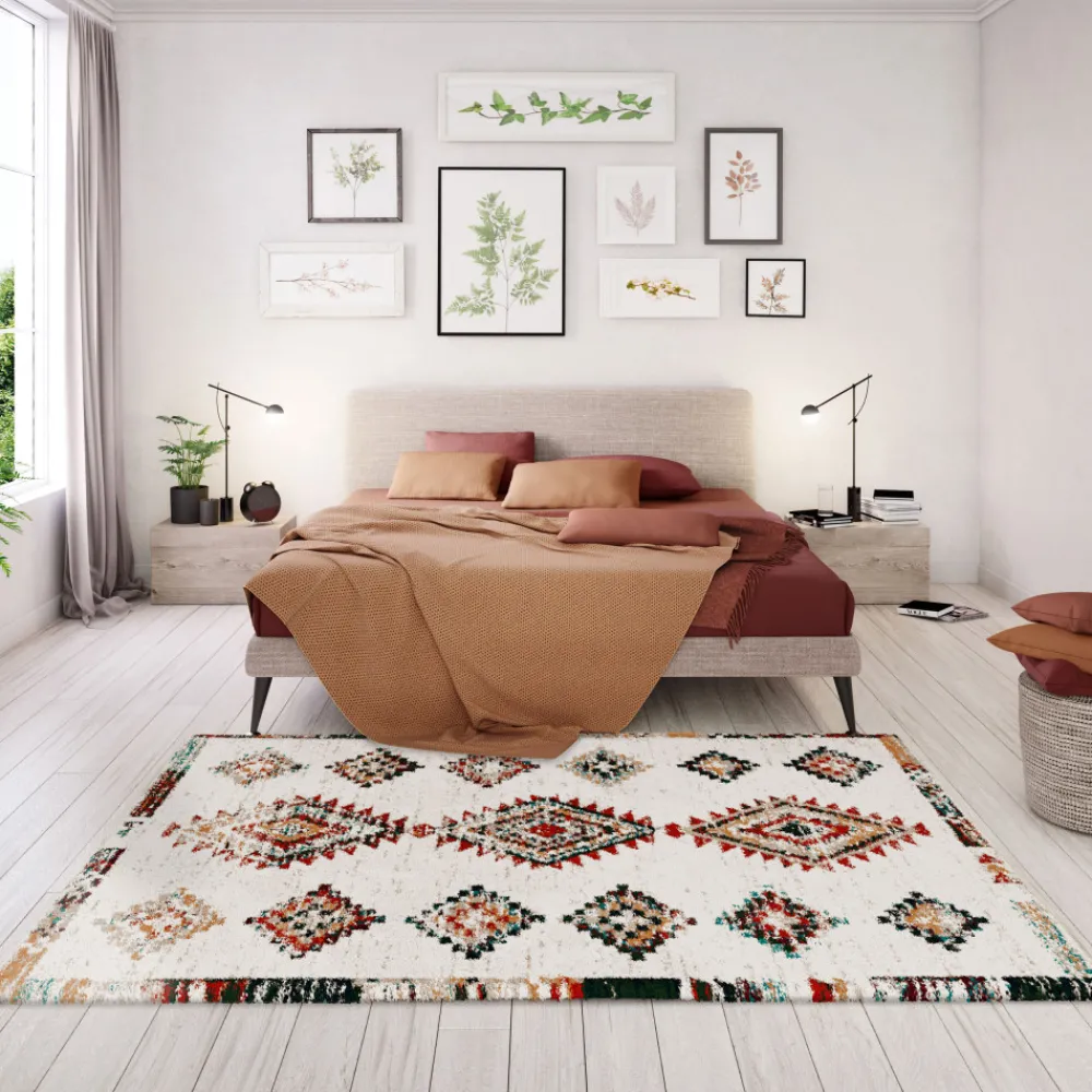 Drawer TIKI Tapis d'inspiration berbère à losanges
