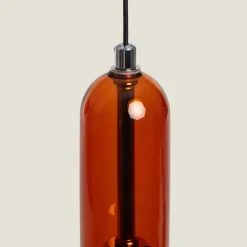 Drawer TIMO Suspension en verre avec LED intégrée ø15cm