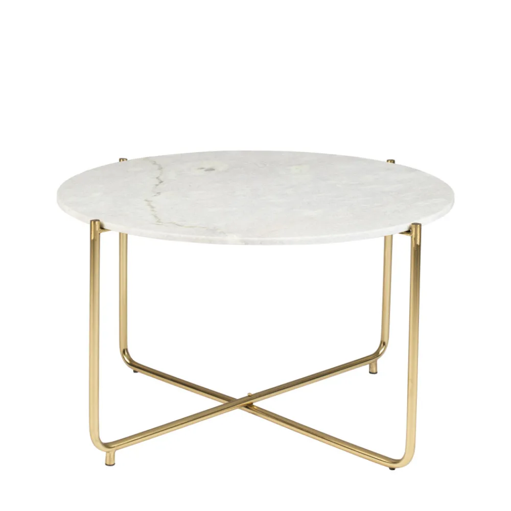 No name TIMPA Table basse en marbre ø70cm