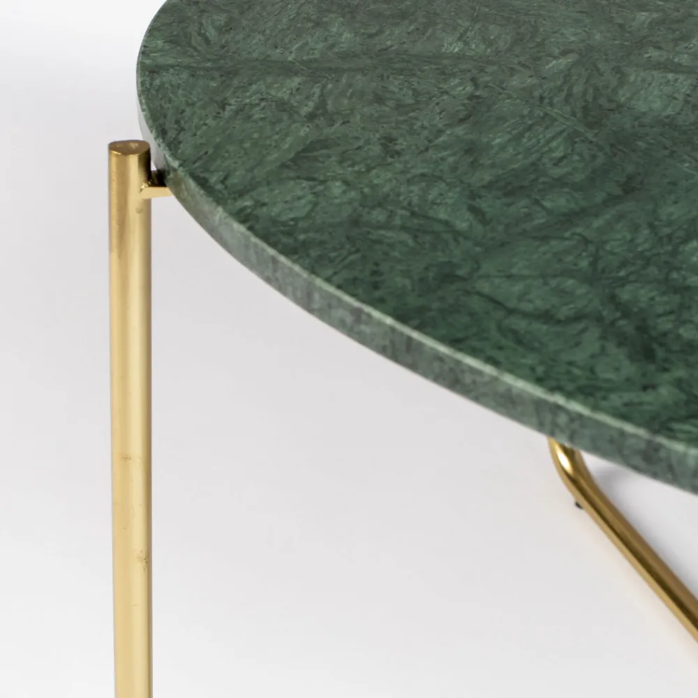 No name TIMPA Table basse en marbre ø70cm
