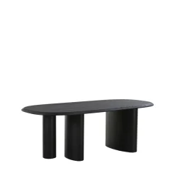 House Nordic TIRANO Table à manger 8 personnes ovale en bois