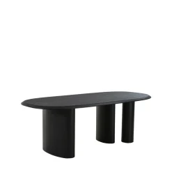House Nordic TIRANO Table à manger 8 personnes ovale en bois