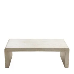 Drawer TOCOA Table basse effet travertin 120x55cm
