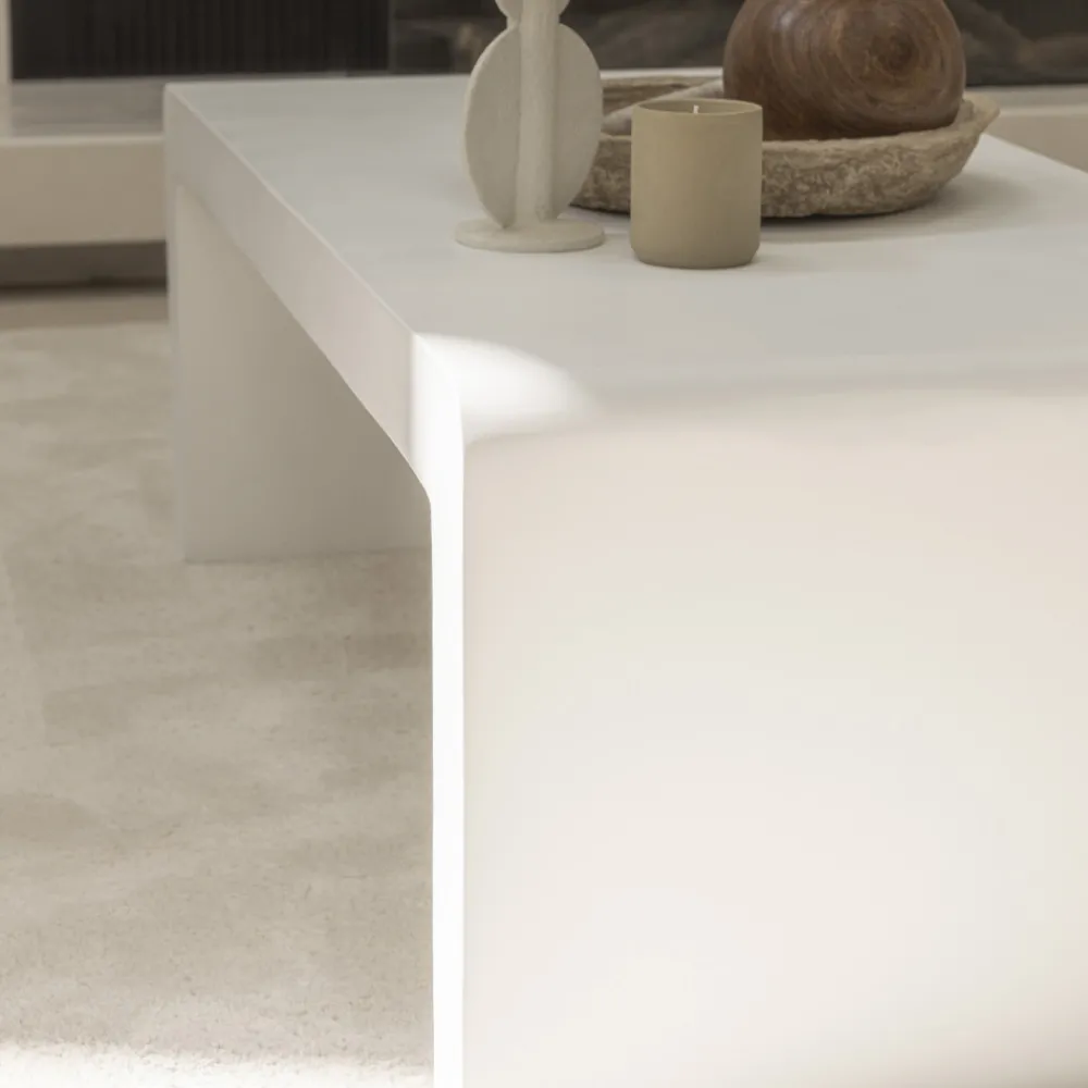 Drawer TOCOA Table basse en fibre de ciment 120x55cm