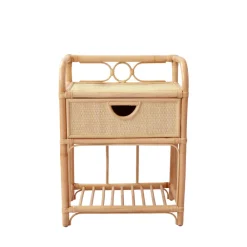 Drawer TONDANO Table de chevet en rotin
