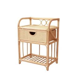 Drawer TONDANO Table de chevet en rotin