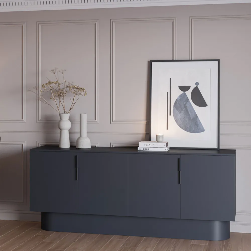 Teulat TOTEM Buffet 4 portes en bois L200cm