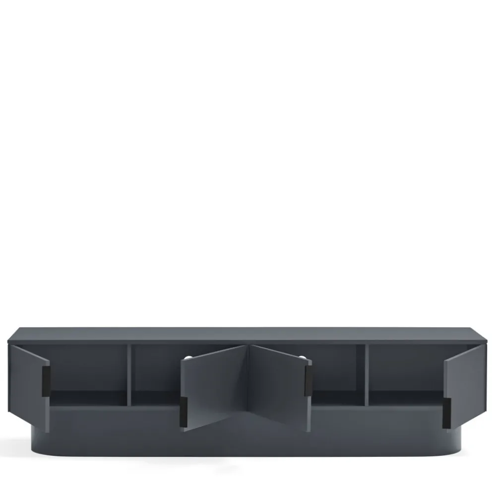 Teulat TOTEM Meuble TV 4 portes en bois L200 cm
