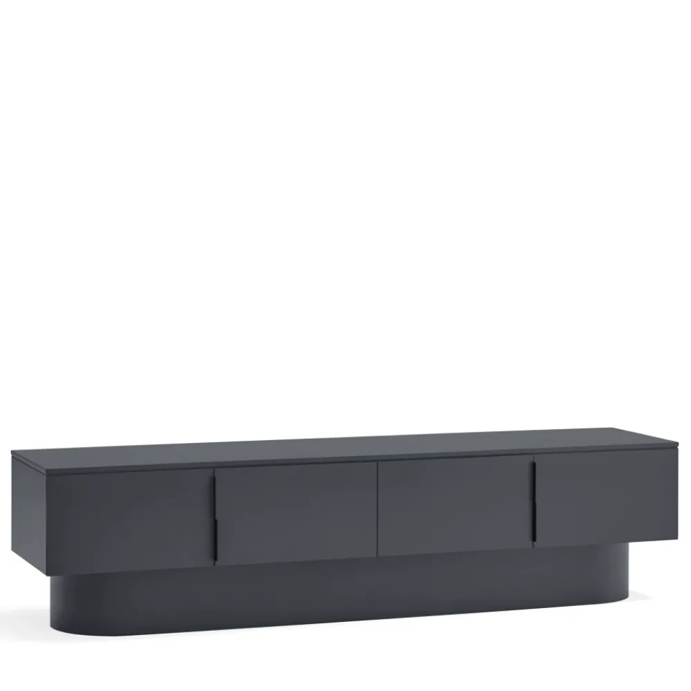 Teulat TOTEM Meuble TV 4 portes en bois L200 cm