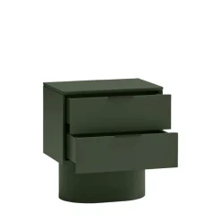 Teulat TOTEM Table de chevet 2 tiroirs en bois