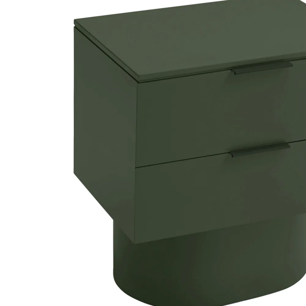 Teulat TOTEM Table de chevet 2 tiroirs en bois