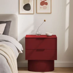 Teulat TOTEM Table de chevet 2 tiroirs en bois