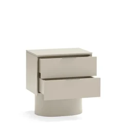 Teulat TOTEM Table de chevet 2 tiroirs en bois
