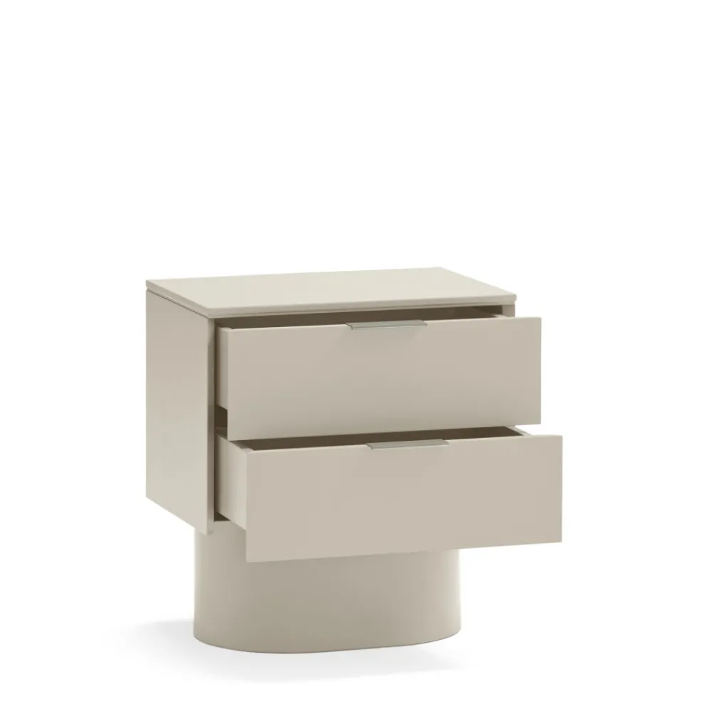 Teulat TOTEM Table de chevet 2 tiroirs en bois