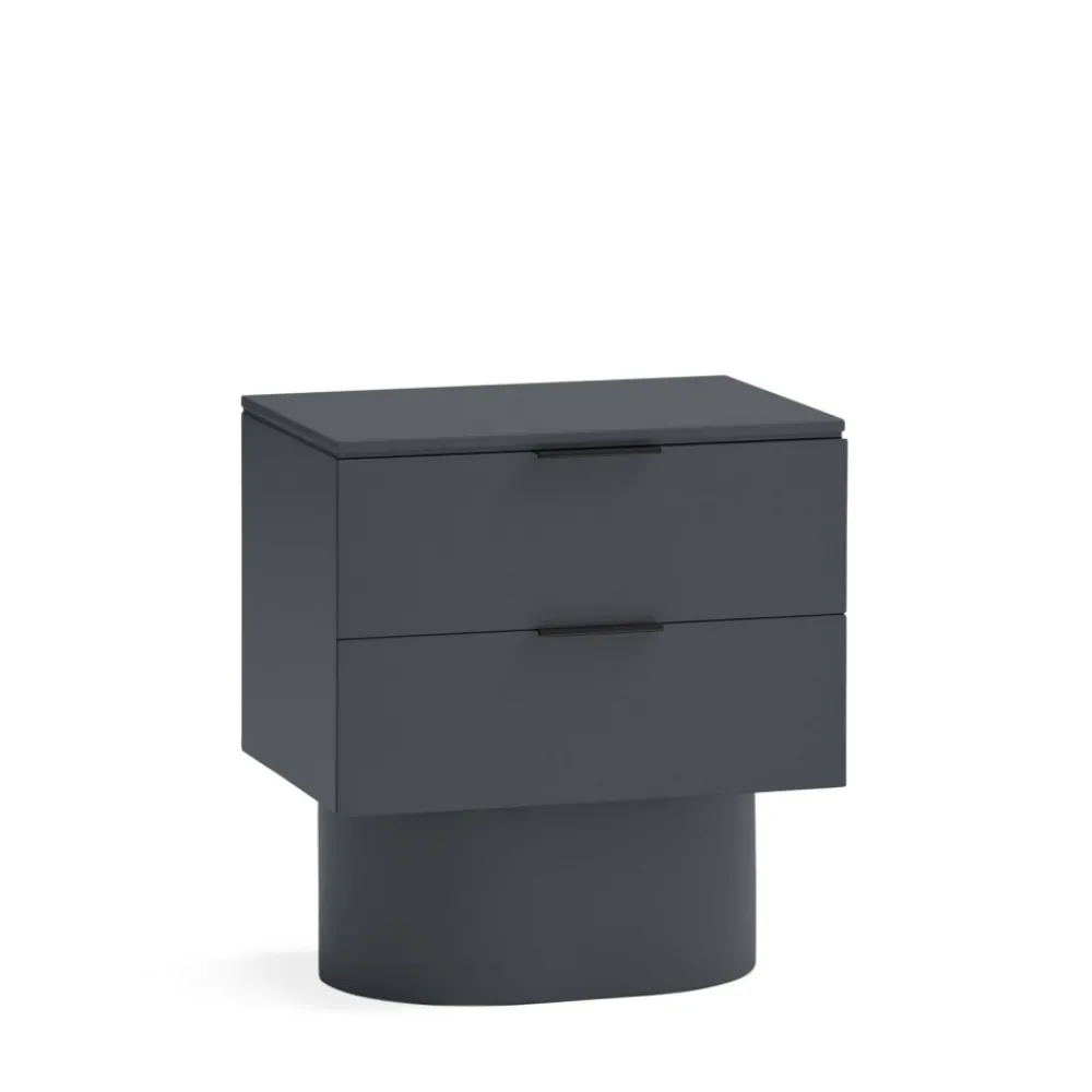 Teulat TOTEM Table de chevet 2 tiroirs en bois
