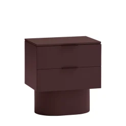 Teulat TOTEM Table de chevet 2 tiroirs en bois