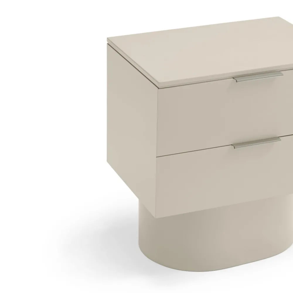 Teulat TOTEM Table de chevet 2 tiroirs en bois