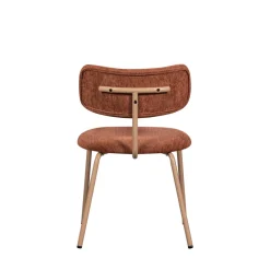 Woood TRAVIS Lot de 2 chaises en tissu et pieds beiges