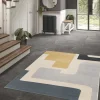 Drawer TUMA Tapis contemporain à motif géométrique