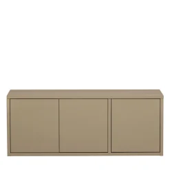 Woood TURNER Meuble TV 3 portes en bois L120cm