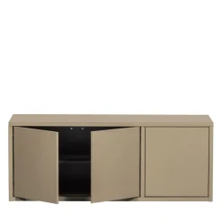 Woood TURNER Meuble TV 3 portes en bois L120cm