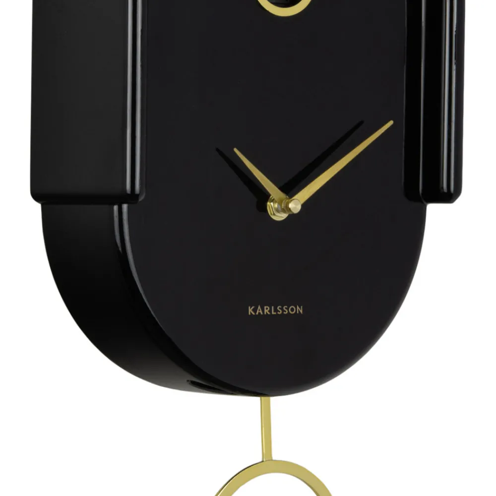 Karlsson TWEET Horloge murale en métal avec coucou