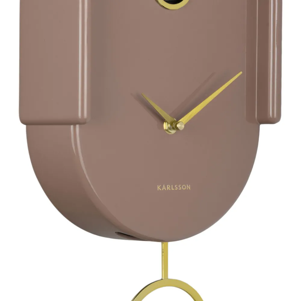 Karlsson TWEET Horloge murale en métal avec coucou